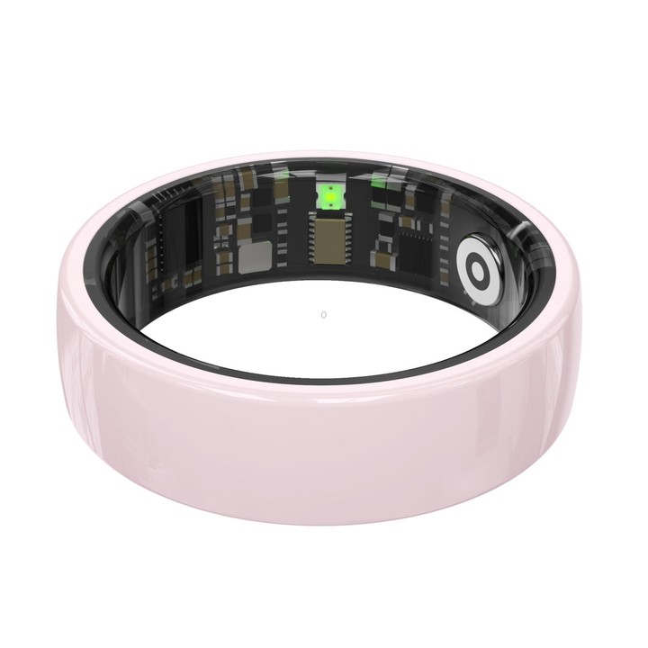 R12 SIZE 12 Smart Ring, Support Heart Rate / Blood Oxygen / Sleep Monitoring / Female Health(Pink)
