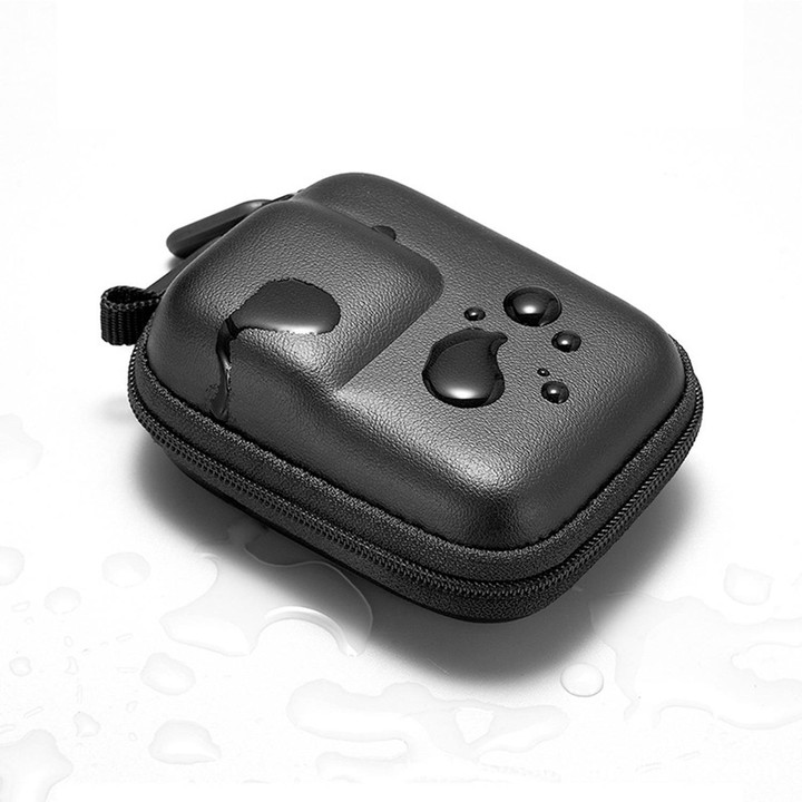 For GoPro HERO13 Black Silicone Case with Lens Cap + 2 Sets Tempered Glass Film + Battery Side Cover + Storage Bag Set