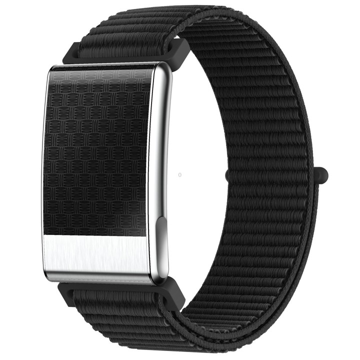 E900 Screenless BT Smart Bracelet Woven Strap, Support ECG Heart Health Analysis / Health Monitoring(Black)