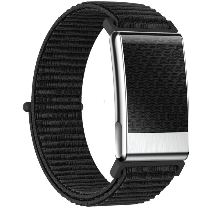E900 Screenless BT Smart Bracelet Woven Strap, Support ECG Heart Health Analysis / Health Monitoring(Black)