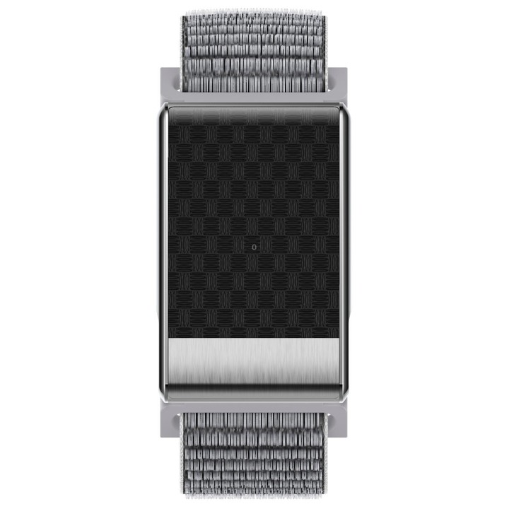 E900 Screenless BT Smart Bracelet Woven Strap, Support ECG Heart Health Analysis / Health Monitoring(Silver)