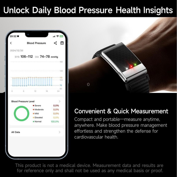 E900 Screenless BT Smart Bracelet Woven Strap, Support ECG Heart Health Analysis / Health Monitoring(Pink)