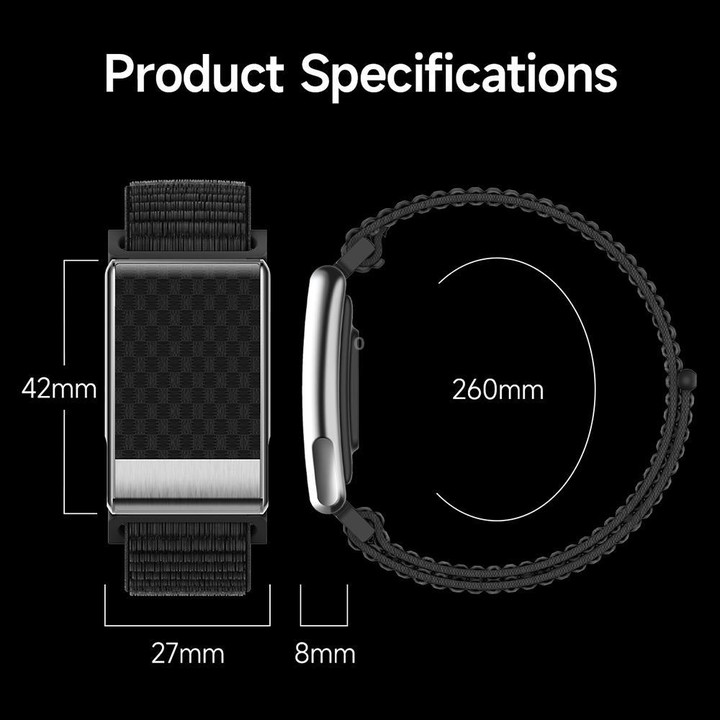 E900 Screenless BT Smart Bracelet Silicone Strap, Support ECG Heart Health Analysis / Health Monitoring(Blue)