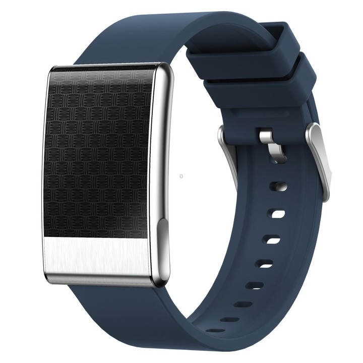 E900 Screenless BT Smart Bracelet Silicone Strap, Support ECG Heart Health Analysis / Health Monitoring(Blue)