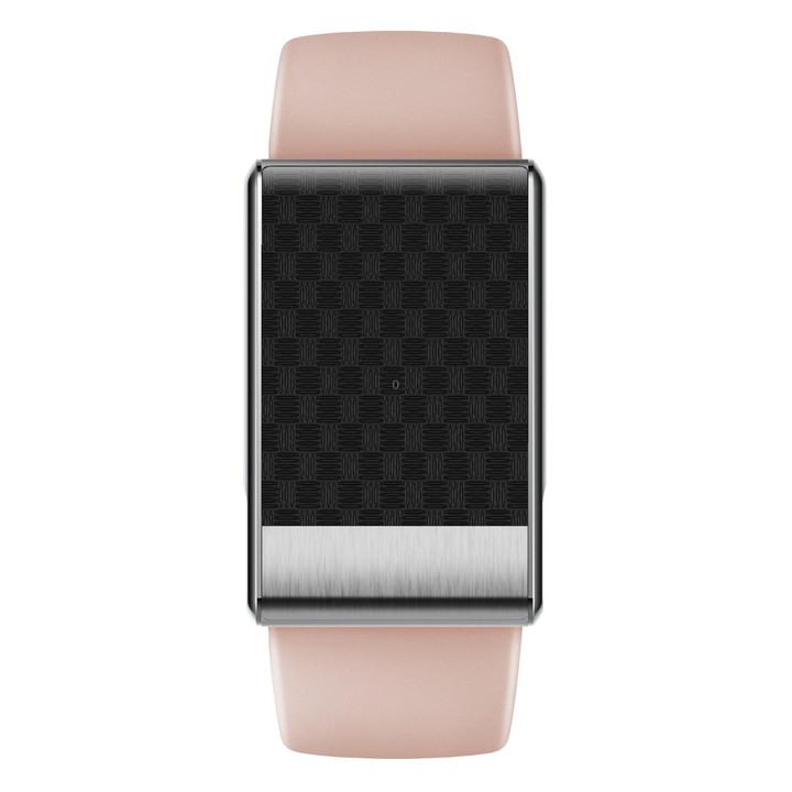 E900 Screenless BT Smart Bracelet Silicone Strap, Support ECG Heart Health Analysis / Health Monitoring(Pink)