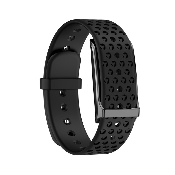 H59 Screenless BT Smart Bracelet Dual Strap, Support Incoming Call Reminder / Health Monitoring(Black)