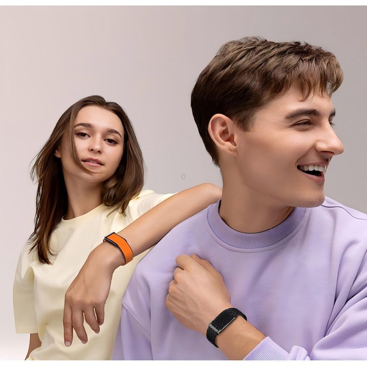 H59 Screenless BT Smart Bracelet Dual Strap, Support Incoming Call Reminder / Health Monitoring(Orange)