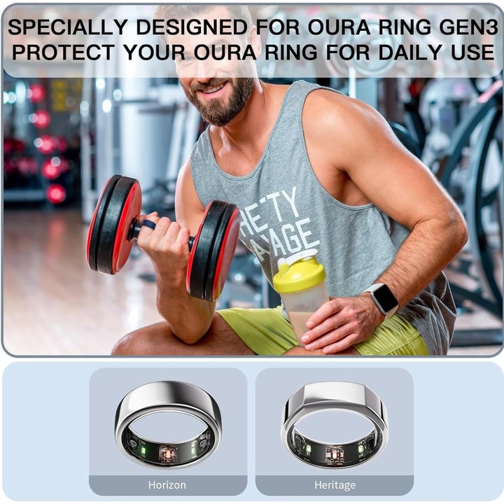 For Oura Ring Gen3 / Samsung Galaxy Ring Silicone Ring Cover, Size:S 5-10(Purple)