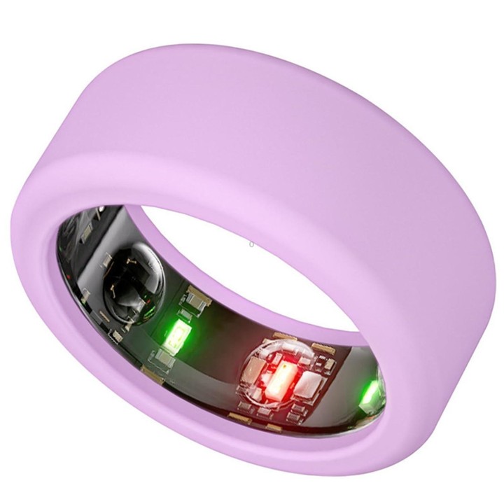 For Oura Ring Gen3 / Samsung Galaxy Ring Silicone Ring Cover, Size:S 5-10(Purple)