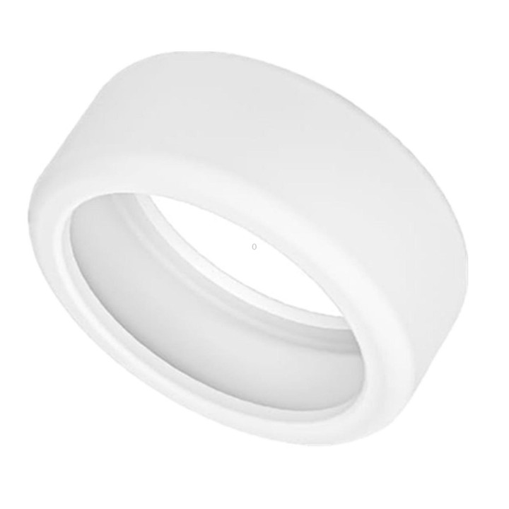 For Oura Ring Gen3 / Samsung Galaxy Ring Silicone Ring Cover, Size:S 5-10(White)