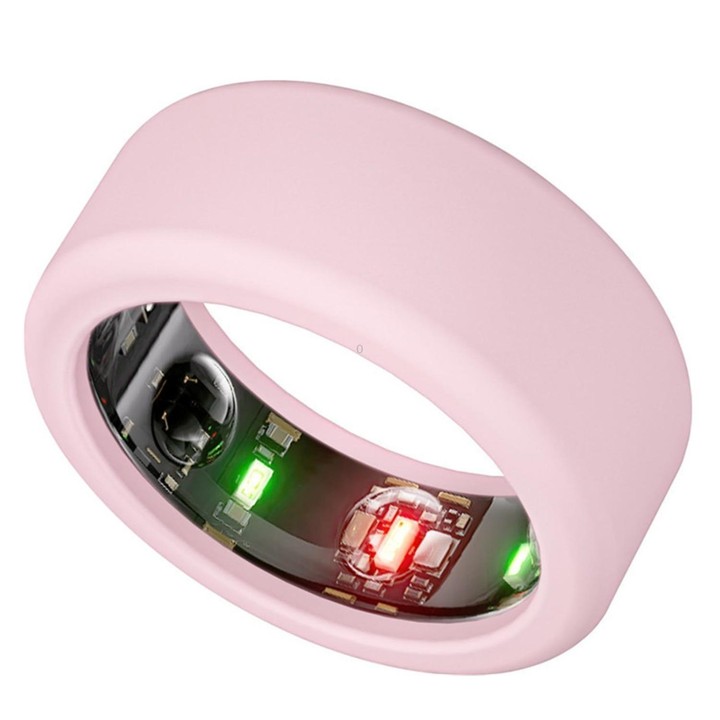 For Oura Ring Gen3 / Samsung Galaxy Ring Silicone Ring Cover, Size:M 11-13(Pink)
