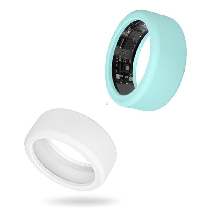 For Oura Ring Gen3 / Samsung Galaxy Ring Silicone Ring Cover, Size:M 11-13(Purple)