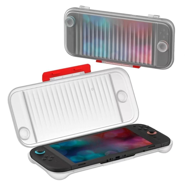 For Nintendo Switch 2 Game Console Anti-slip Textured Hard-Shell Protective Case(White)