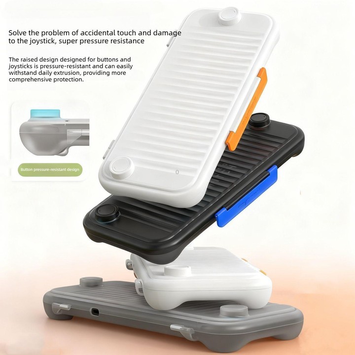 For Nintendo Switch 2 Game Console Anti-slip Textured Hard-Shell Protective Case(White)