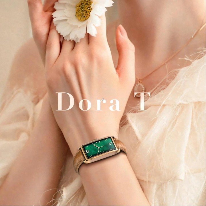Dora T 1.13 inch AMOLED Screen IP68 Waterproof Lady Smart Watch, Supports Health Monitoring(Steel Strap Black)