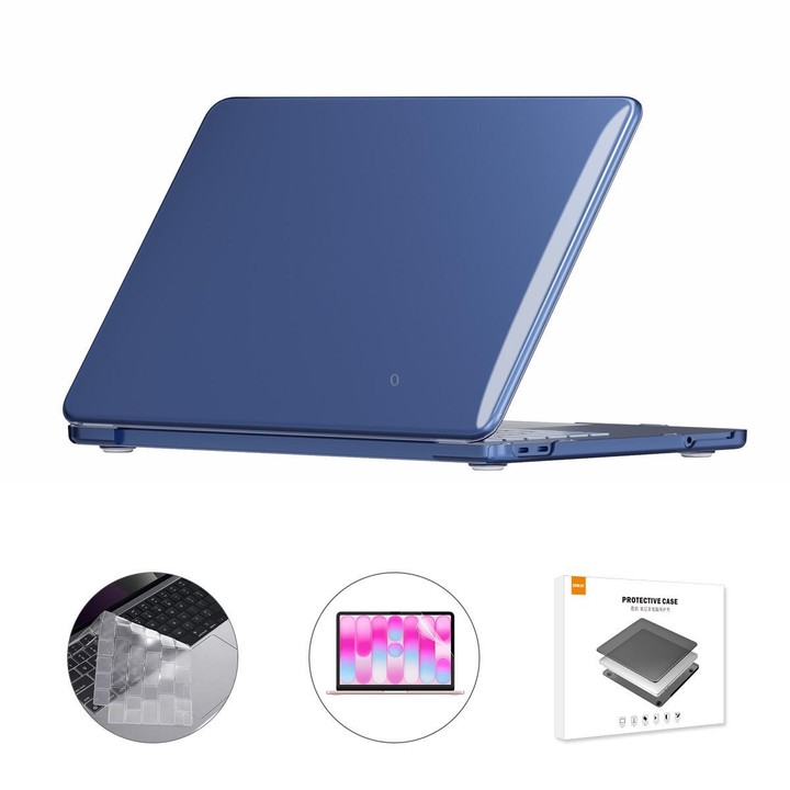 For MacBook Neo 13 inch 2026 (A3404) 512G ENKAY US Version 3 in 1 Crystal Protective Case with TPU Keyboard Film & PET Screen Pr