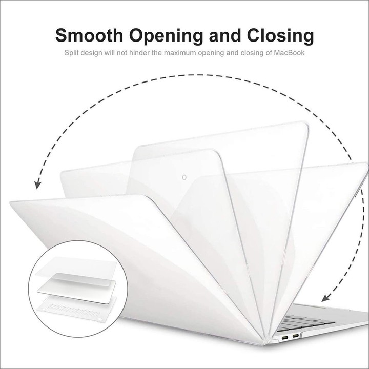For MacBook Neo 13 inch 2026 (A3404) 256G ENKAY US Version 3 in 1 Crystal Protective Case with TPU Keyboard Film & PET Screen Pr