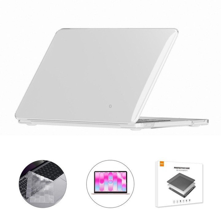 For MacBook Neo 13 inch 2026 (A3404) 512G ENKAY EU Version 3 in 1 Crystal Protective Case with TPU Keyboard Film & PET Screen Pr