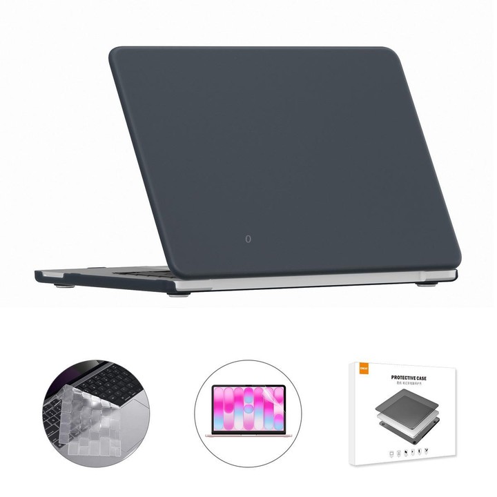 For MacBook Neo 13 inch 2026 (A3404) 512G ENKAY EU Version 3 in 1 Matte Protective Case with TPU Keyboard Film & PET Screen Prot