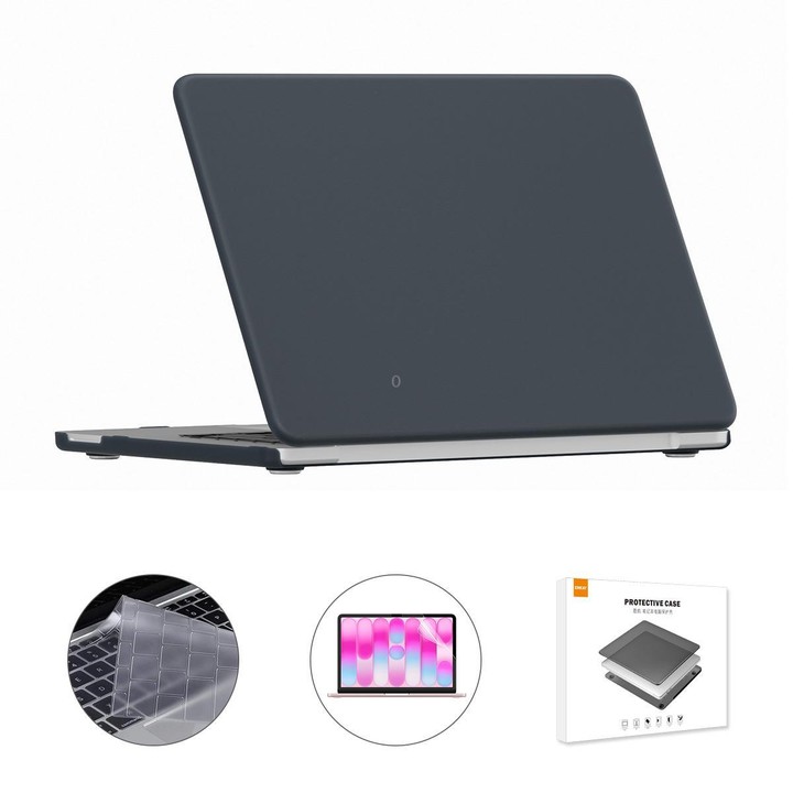 For MacBook Neo 13 inch 2026 (A3404) 256G ENKAY EU Version 3 in 1 Matte Protective Case with TPU Keyboard Film & PET Screen Prot
