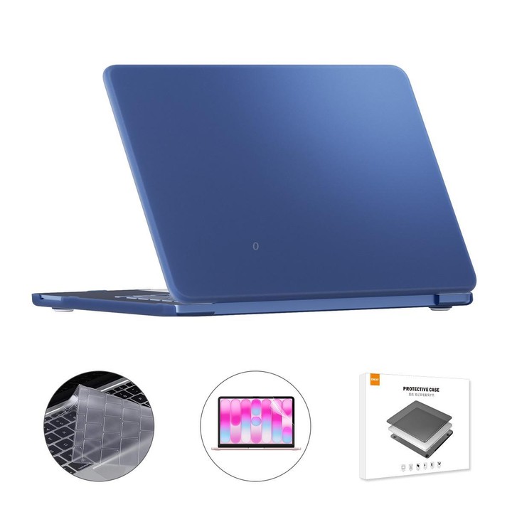 For MacBook Neo 13 inch 2026 (A3404) 256G ENKAY EU Version 3 in 1 Matte Protective Case with TPU Keyboard Film & PET Screen Prot