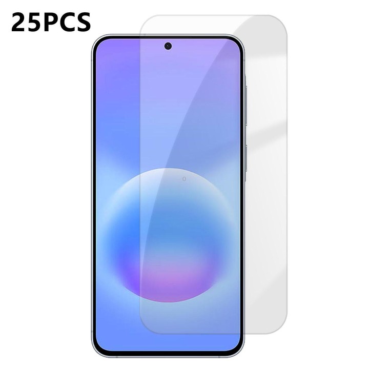 For Galaxy A57 5G 25pcs High-Aluminum Semi-Screen Anti-Fingerprint HD Tempered Glass Film