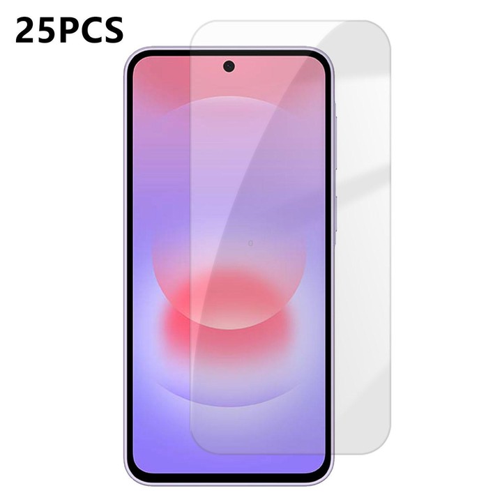 For Galaxy A37 5G 25pcs High-Aluminum Semi-Screen Anti-Fingerprint HD Tempered Glass Film