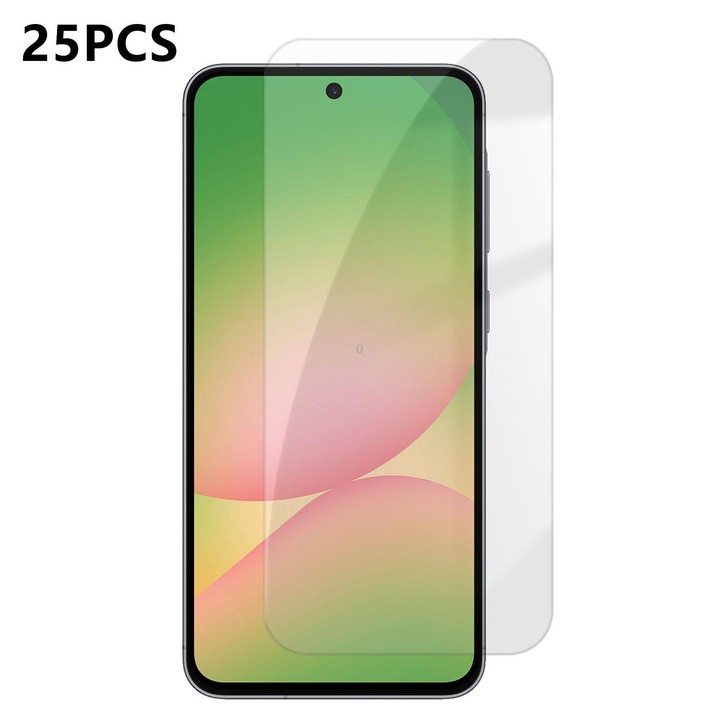 For Galaxy A56 5G 25pcs High-Aluminum Semi-Screen Anti-Fingerprint HD Tempered Glass Film