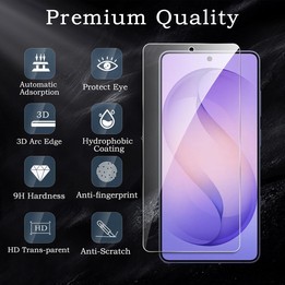 For Galaxy A26 5G 25pcs High-Aluminum Semi-Screen Anti-Fingerprint HD Tempered Glass Film