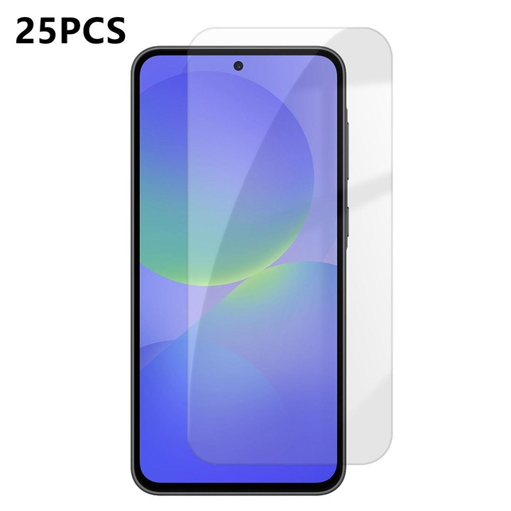 For Galaxy A36 5G 25pcs High-Aluminum Semi-Screen Anti-Fingerprint HD Tempered Glass Film