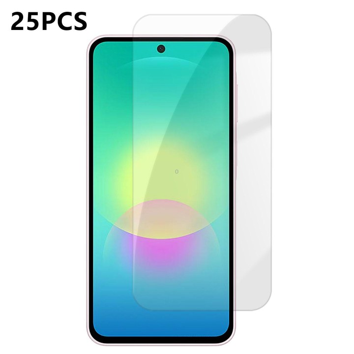 For Galaxy A27 5G 25pcs High-Aluminum Semi-Screen Anti-Fingerprint HD Tempered Glass Film
