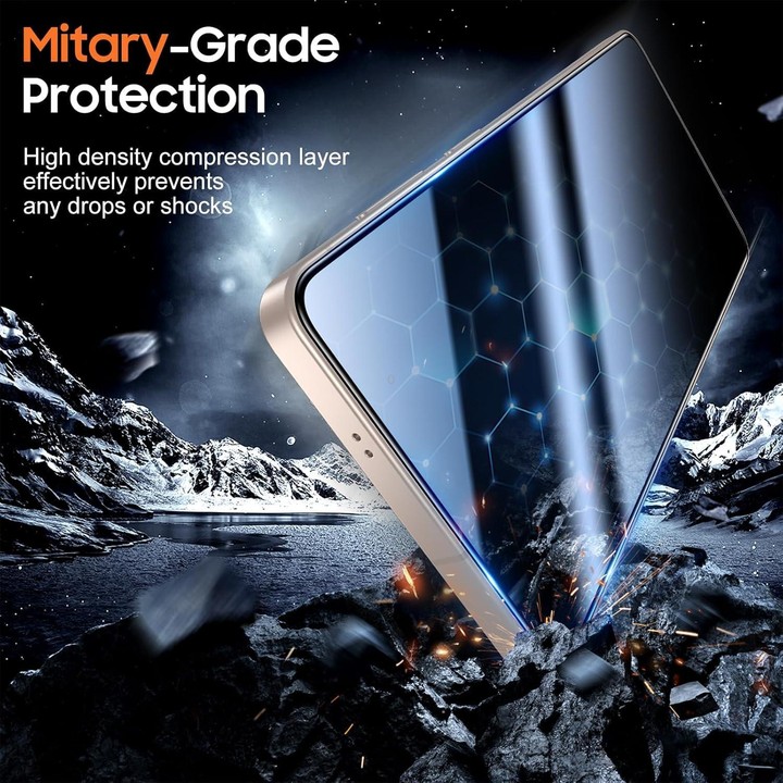 For Galaxy A17 5G 25pcs High-Aluminum Full-Coverage Anti-Fingerprint Screen-Printed HD Tempered Glass Film