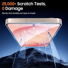 For Galaxy A07 25pcs High-Aluminum Full-Coverage Anti-Fingerprint Screen-Printed HD Tempered Glass Film