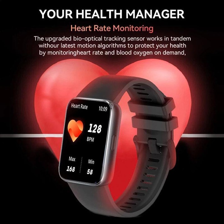 VS13 1.75 inch Color Screen BT Calling Smart Watch, Support Health Monitoring / Multiple Sports Modes(Black)