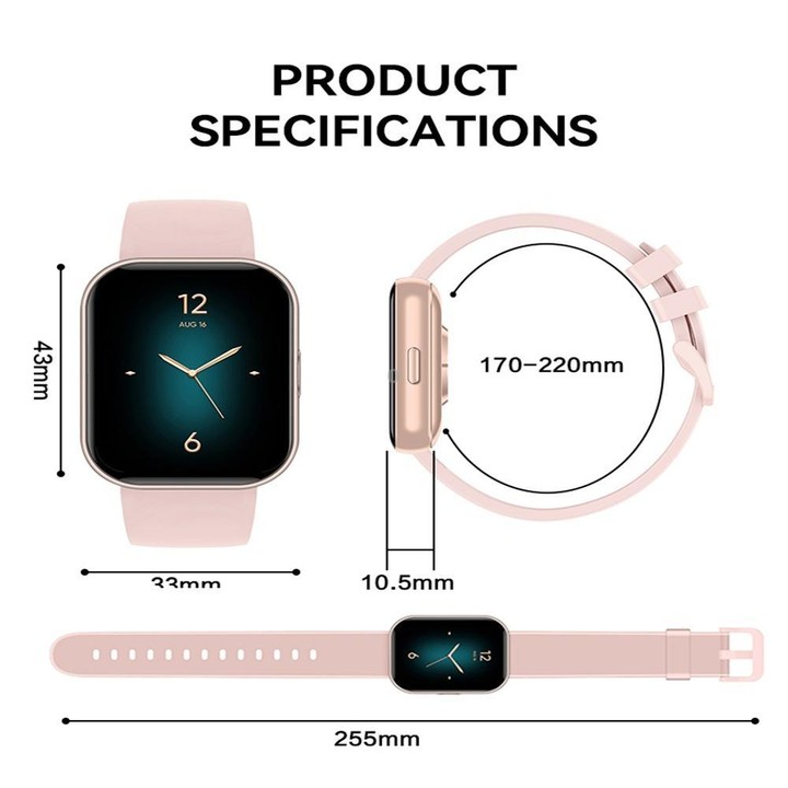 VS13 1.75 inch Color Screen BT Calling Smart Watch, Support Health Monitoring / Multiple Sports Modes(Black)