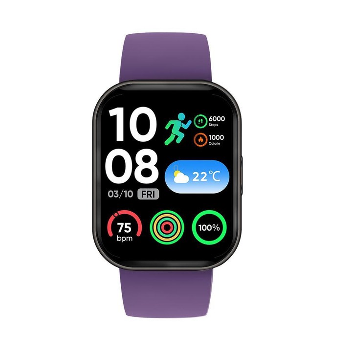 VS13 1.75 inch Color Screen BT Calling Smart Watch, Support Health Monitoring / Multiple Sports Modes(Purple)