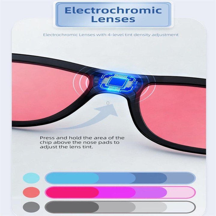 G60 Smart Glasses, Support Bluetooth Call / AI Audio Music(Black)