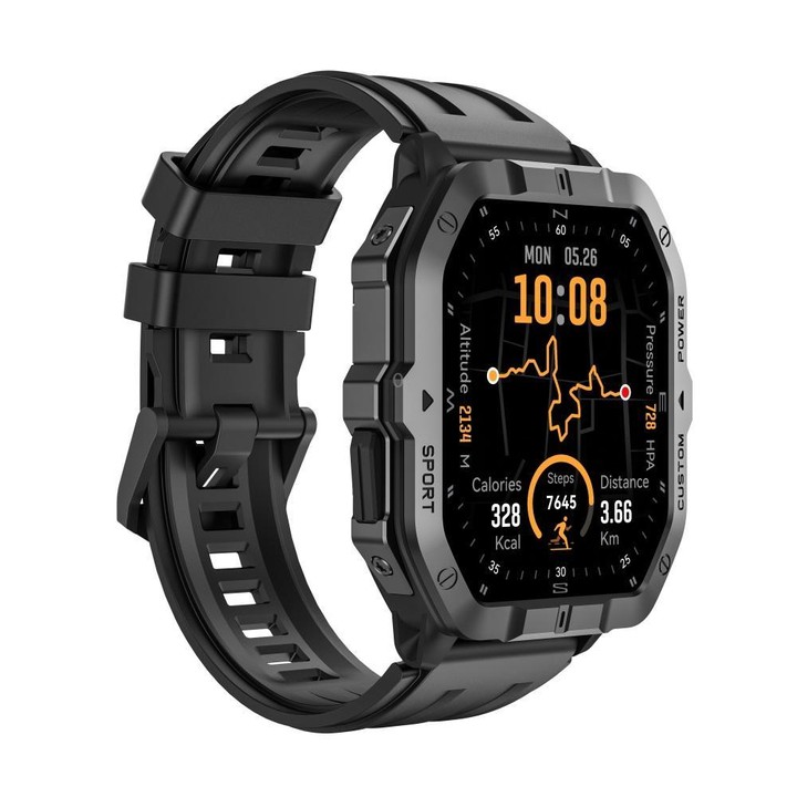 C32Pro 1.75 inch Color Screen BT Calling Smart Watch, Support Health Monitoring / Multiple Sports Modes(Black)
