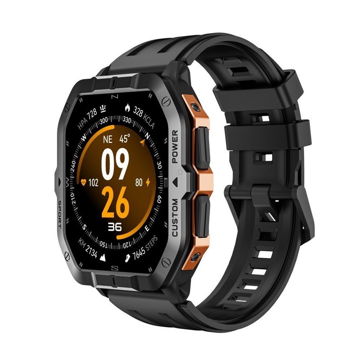 C32Pro 1.75 inch Color Screen BT Calling Smart Watch, Support Health Monitoring / Multiple Sports Modes(Orange)