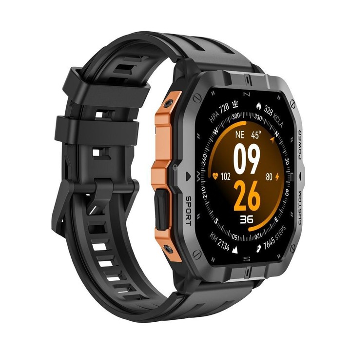 C32Pro 1.75 inch Color Screen BT Calling Smart Watch, Support Health Monitoring / Multiple Sports Modes(Orange)