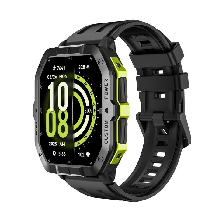 C32Pro 1.75 inch Color Screen BT Calling Smart Watch, Support Health Monitoring / Multiple Sports Modes(Green)