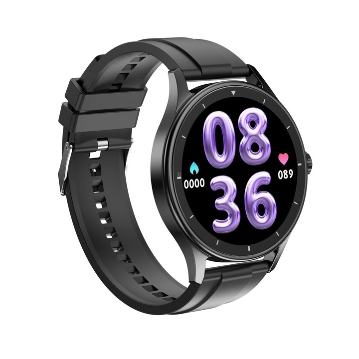 V19 Pro 1.52 inch Color Screen BT Calling Smart Watch, Support Health Monitoring / Remote Photography(Black)