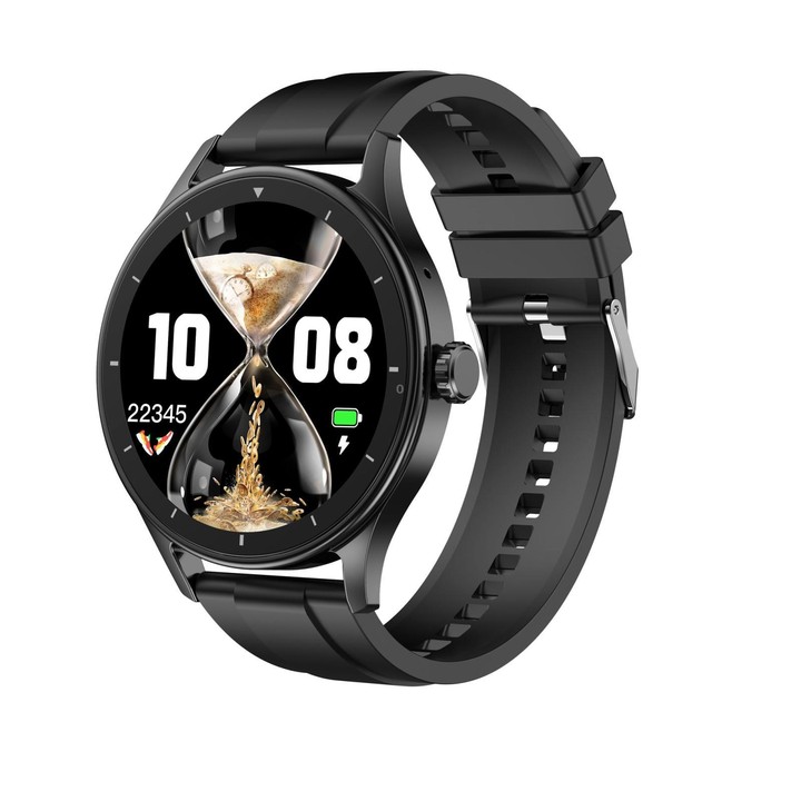 V19 Pro 1.52 inch Color Screen BT Calling Smart Watch, Support Health Monitoring / Remote Photography(Black)