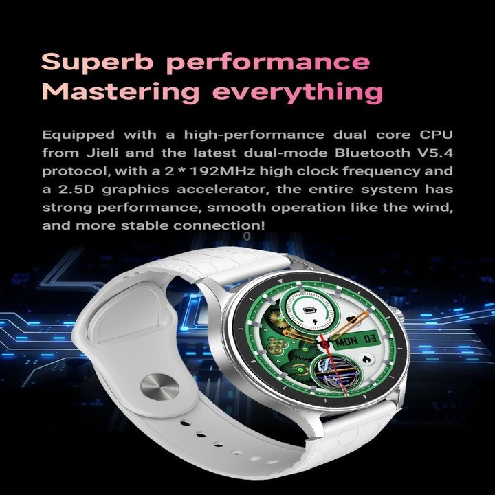V19 Pro 1.52 inch Color Screen BT Calling Smart Watch, Support Health Monitoring / Remote Photography(Gold)
