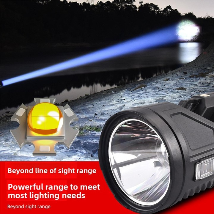 W5161 -3 (Small) P70 Outdoor Strong Light Exploration Multi-functional Lighting LED Flashlight
