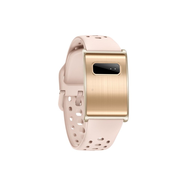 H59max+ Screenless BT Smart Bracelet Silicone Strap, Support Incoming Call Reminder / AI Health Report(Rose Gold)
