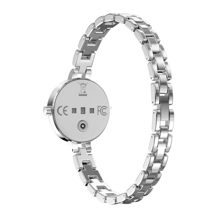L6 Smart Watch Fashion Bracelet, Support Health Monitoring / Raise To Wake Screen(Silver)