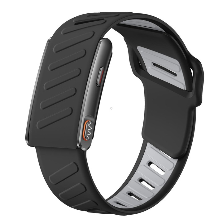 KR96 Pro Screenless Smart Bracelet Silicone Strap, Support Health Monitoring / Multiple Sports Modes(Black)