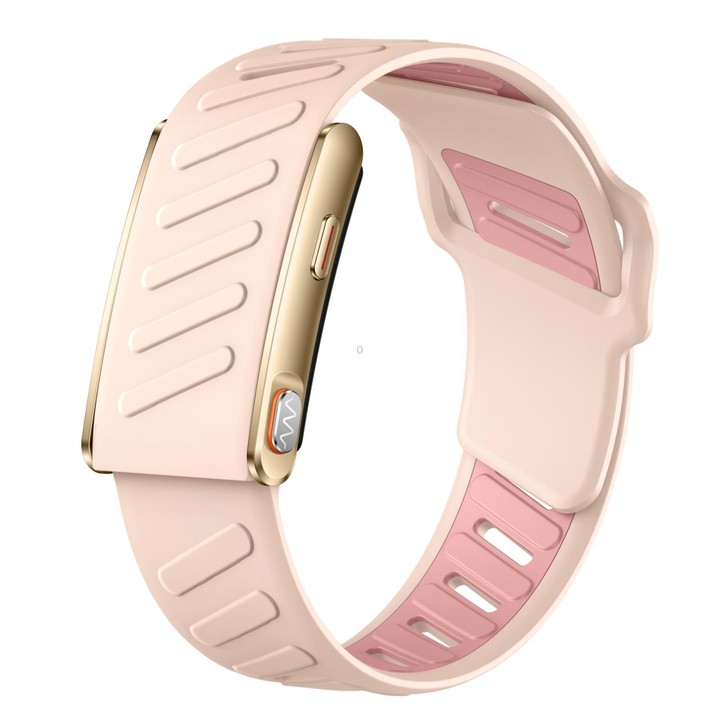KR96 Pro Screenless Smart Bracelet Silicone Strap, Support Health Monitoring / Multiple Sports Modes(Pink)
