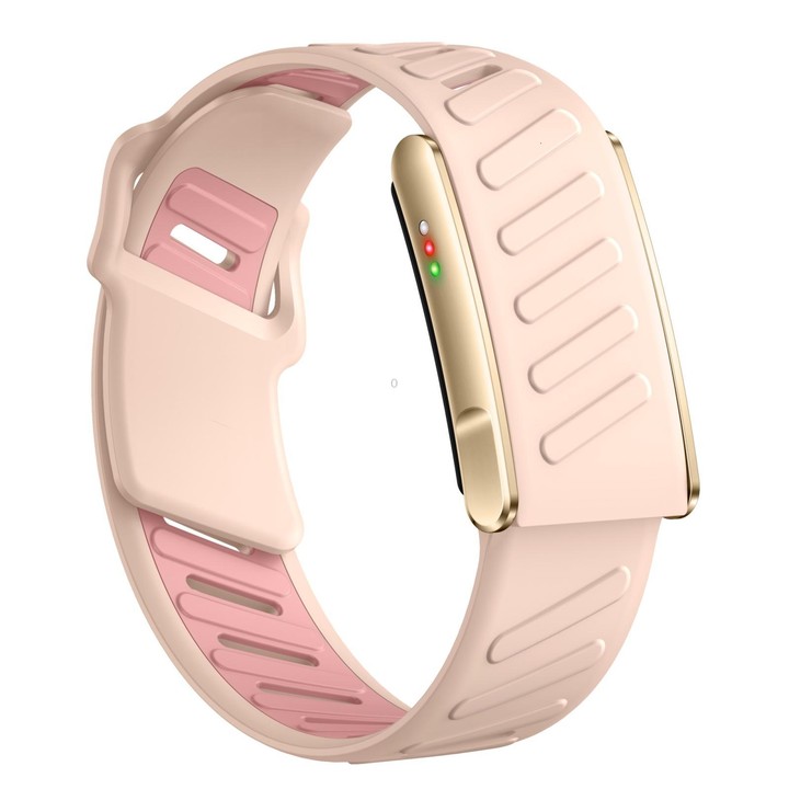 KR96 Pro Screenless Smart Bracelet Silicone Strap, Support Health Monitoring / Multiple Sports Modes(Pink)